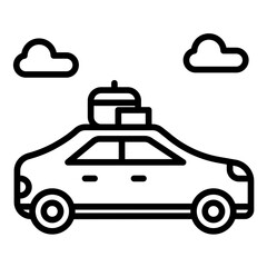 Family Car vector icon. Can be used for Child Adoption iconset.