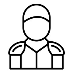 Man vector icon. Can be used for Fairytale iconset.