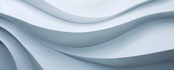 Abstract Blue Waves Modern Design Background
