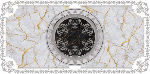 graphic vertical frame, flowers, black background, cornice decorata verticale rettangolare dorso carta cartolina copertina libroAbstract floral design for prints, postcards or wallpaper.Classic ceilin