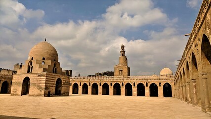 Ahmed Ibn Tolon Mosque in Cairo in Egypt