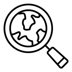 Exploration vector icon. Can be used for Personal Growth iconset.