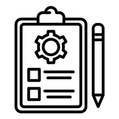 Project Plan vector icon. Can be used for Project Assesment iconset.