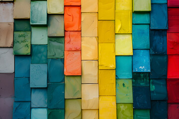 Colorful abstract mosaic wall background