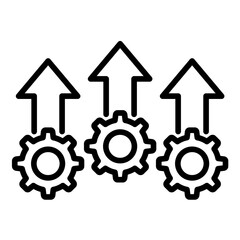 Operational Excellence vector icon. Can be used for Business Performance iconset.