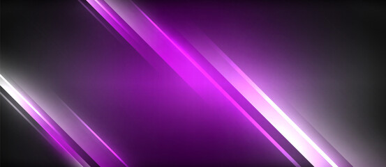 A background of purple and black with glowing lines in shades of violet and magenta, accented with electric blue neon highlights. Perfect for a bold font, pattern, or graphic art design