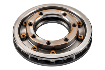 Bearing spare part isolated on transparent background