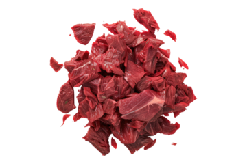 Beef meat isolated on transparent background