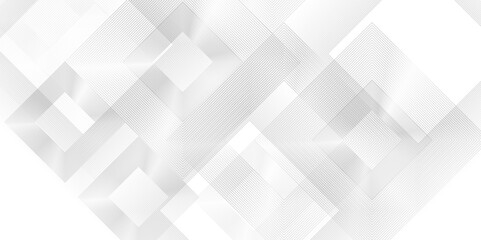 Vector abstract boxes background. Modern technology illustration with square mesh. Digital geometric abstraction with lines and points. Cube cell.