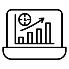 Productivity vector icon. Can be used for Business and Finance iconset.