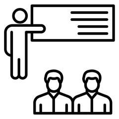 Presentation vector icon. Can be used for Business and Finance iconset.