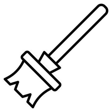 recommend clip art: Broom vector icon. Can be used for Home Improvements iconset.