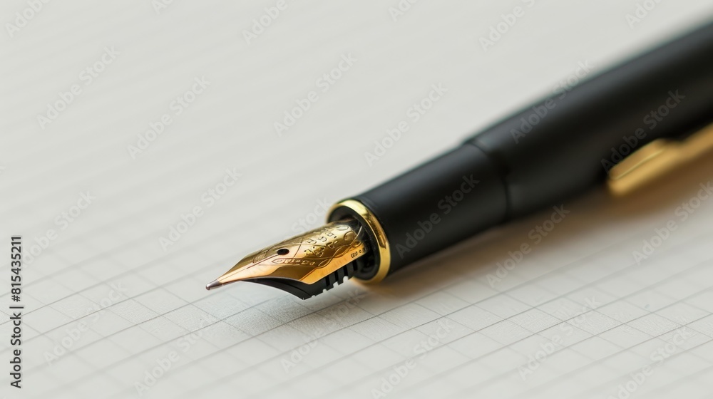 Poster close up of a notepad on a white backdrop