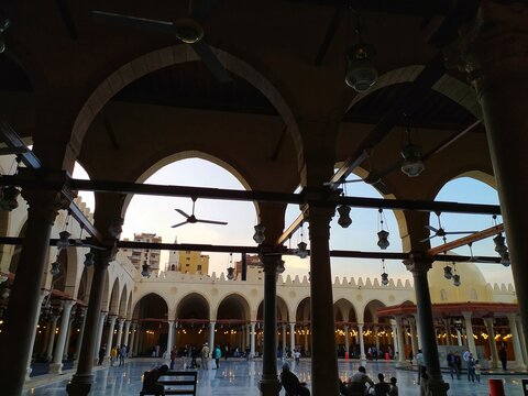 Amr Ibn El Aass Mosque in Cairo in Egypt