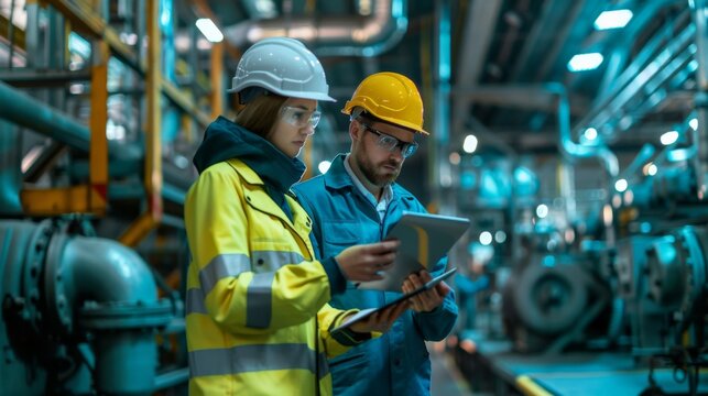 A group of engineers conducting a comprehensive audit of the factory's electrical infrastructure.