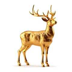 Fototapeta premium deer silhouette isolated