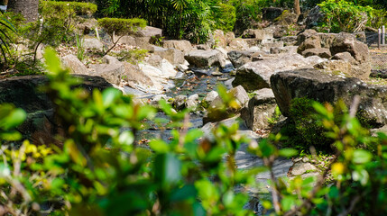 Zhishan Garden in National Palace Museum Taipei Taiwan.