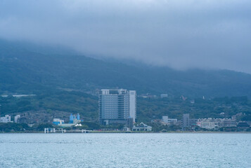 Fototapeta premium Tamsui Fisherman’s Wharf, Taipei Taiwan.