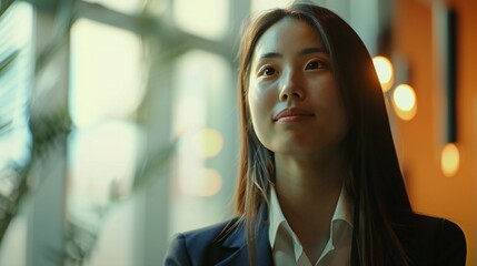Naklejka premium Budget Planning: Businesswoman creates budget plan, allocating resources for upcoming initiatives.