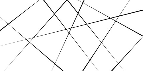 Black and gray outline monochrome texture. Vector illustration. Abstract white background with random black lines