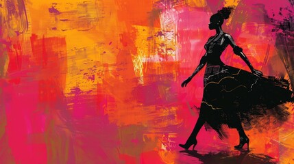 Bold colors dazzle at vibrant fashion show.