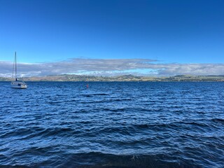Lake Taupo, North Island of New Zealand	