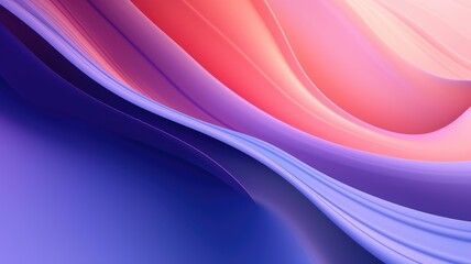 Abstract wavy pattern in vibrant orange and blue hues. Abstract artwork with colorful waves that appear to be flowing and swirling across the background. Dynamic background for modern design. AIG35.