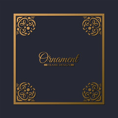 Elegant decorative frame design background