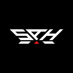 SAH letter logo vector design, SAH simple and modern logo. SAH luxurious alphabet design