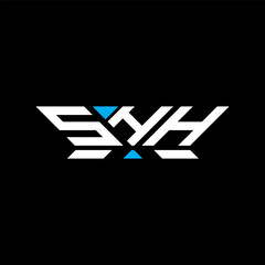 SHH letter logo vector design, SHH simple and modern logo. SHH luxurious alphabet design