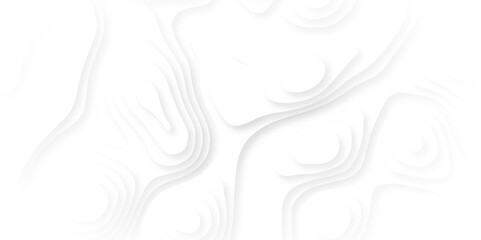 Abstract geometric white and gray color background illustration. Paper Cut Style. Background, Wallpaper.