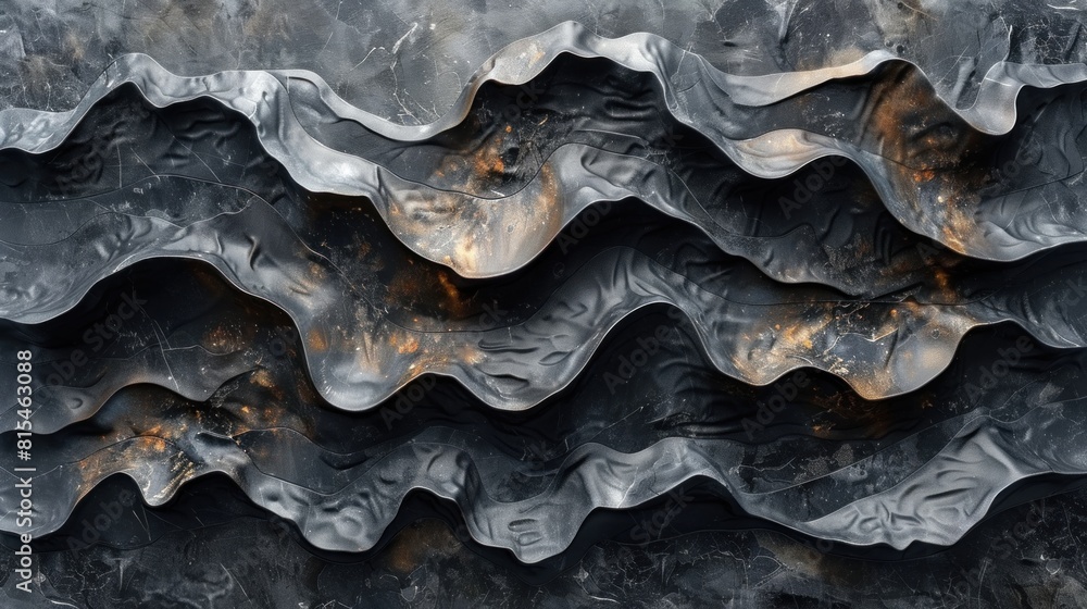 Aufkleber elegant lava texture tile pattern with a minimalistic touch