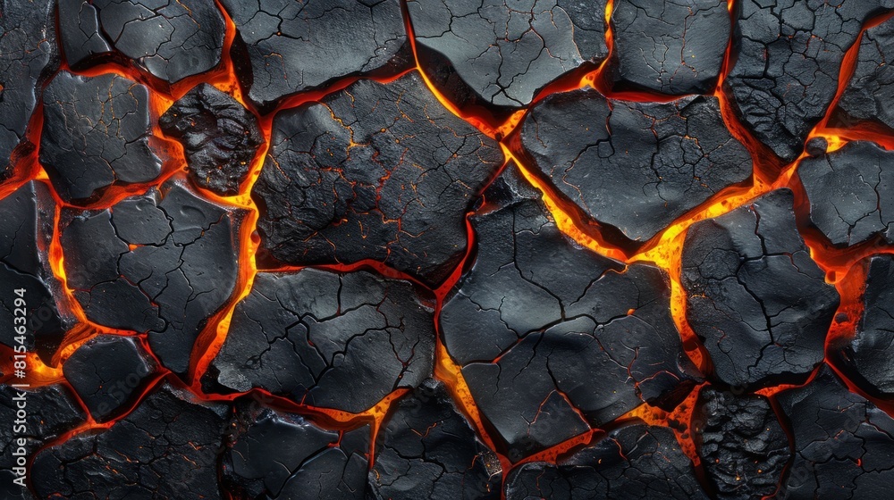 Aufkleber simple and elegant lava texture tiles in a seamless pattern
