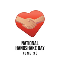 vector graphic of National Handshake Day ideal for National Handshake Day celebration.
