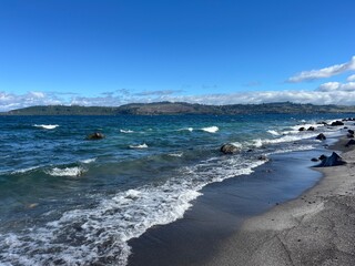 Lake Taupo, North Island of New Zealand	