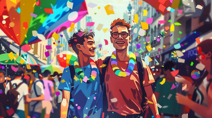 Obraz premium Happy Pride Month – June 1st 