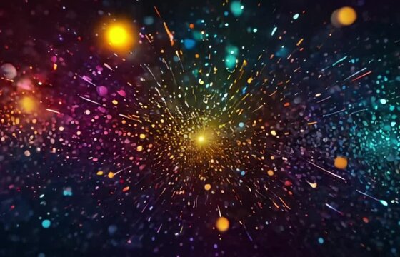 background with buble glow