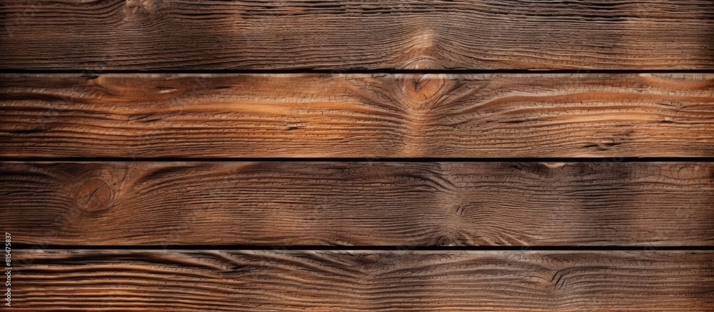 Poster Wooden surface with space for text Plank background for creative design or inscription Timber backdrop with copy space image Made from natural materials