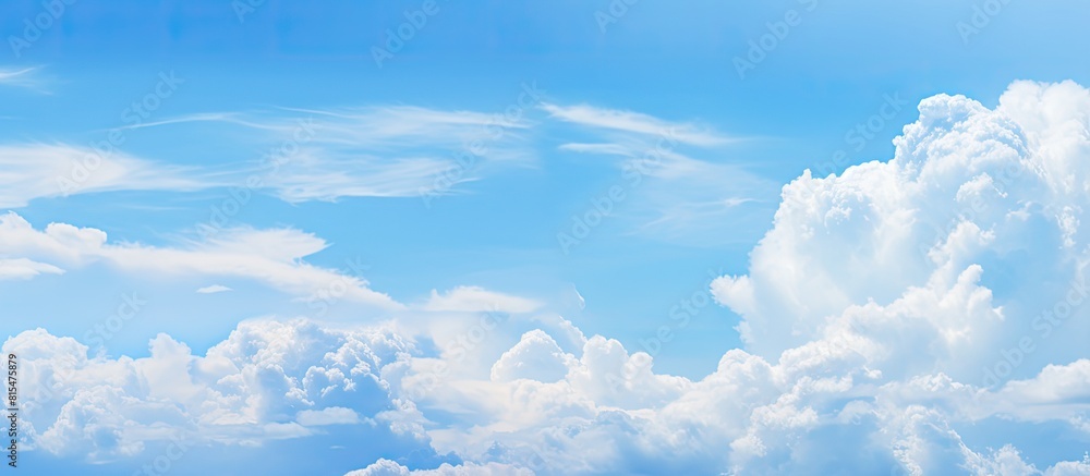 Aufkleber The sky appears with a two tone color combining both clear and overcast elements There is a copy space image available