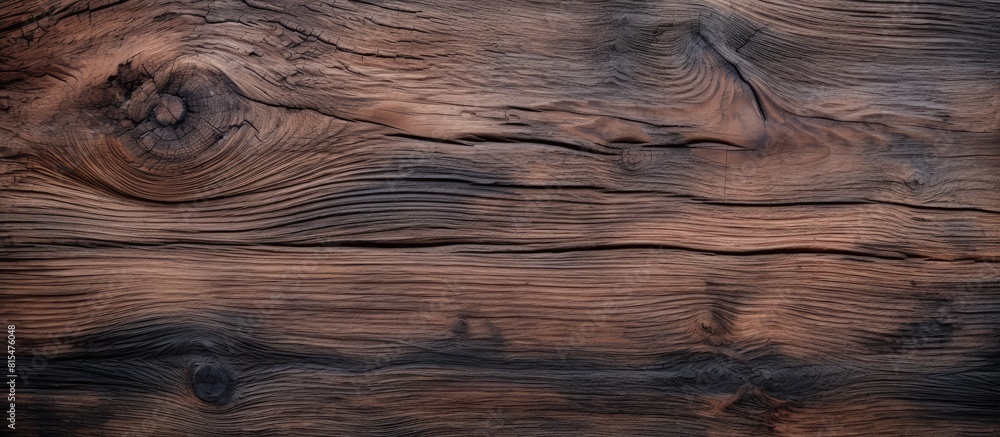 Poster a copy space image showcasing the exquisite natural patterns found on the weathered wooden surface