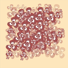 abstract floral background pattern