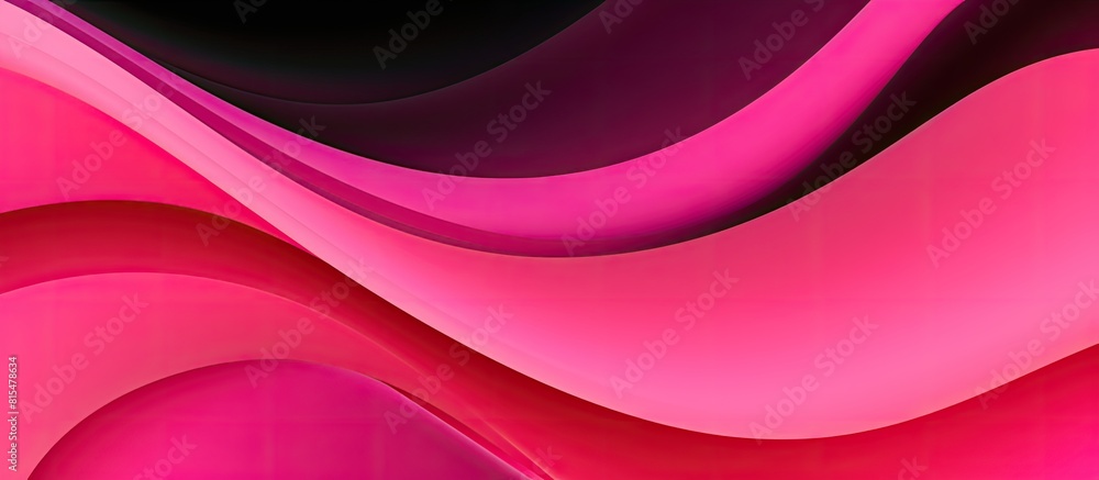 Poster a vibrant abstract copy space image with a flat pink background and diagonal black stripes that crea