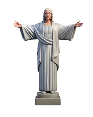 3d illustration of Christ the Redeemer
