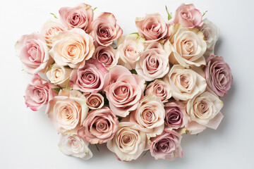 Obraz premium pink roses bouquet
