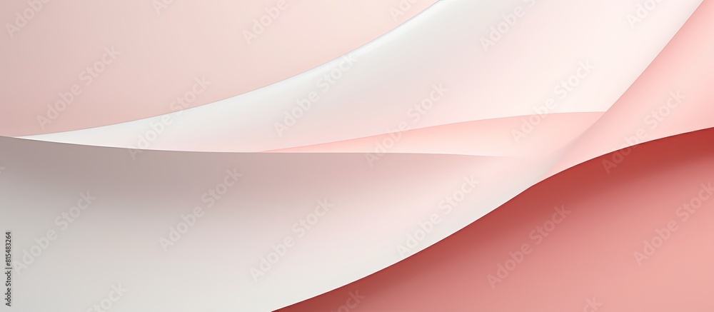 Fototapete minimal geometric shapes and lines in pastel pink and light gray colors create an abstract colored p