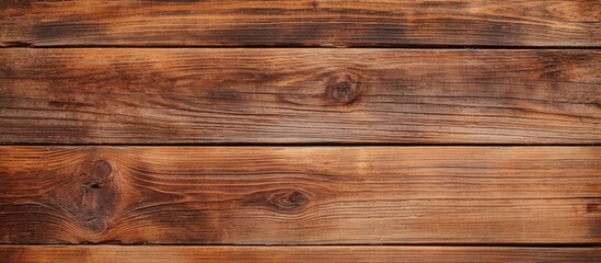 Naklejka premium Close up image of a vintage wooden background with a natural wood texture pattern suitable for interior or exterior design featuring copy space for text or image placement