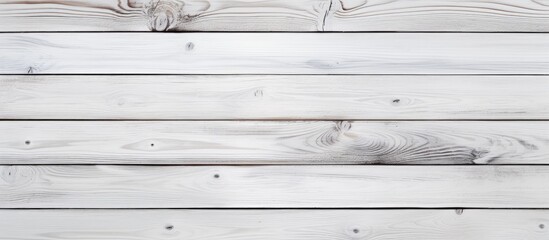 Obraz premium Copy space image featuring a textured background of white wooden planks