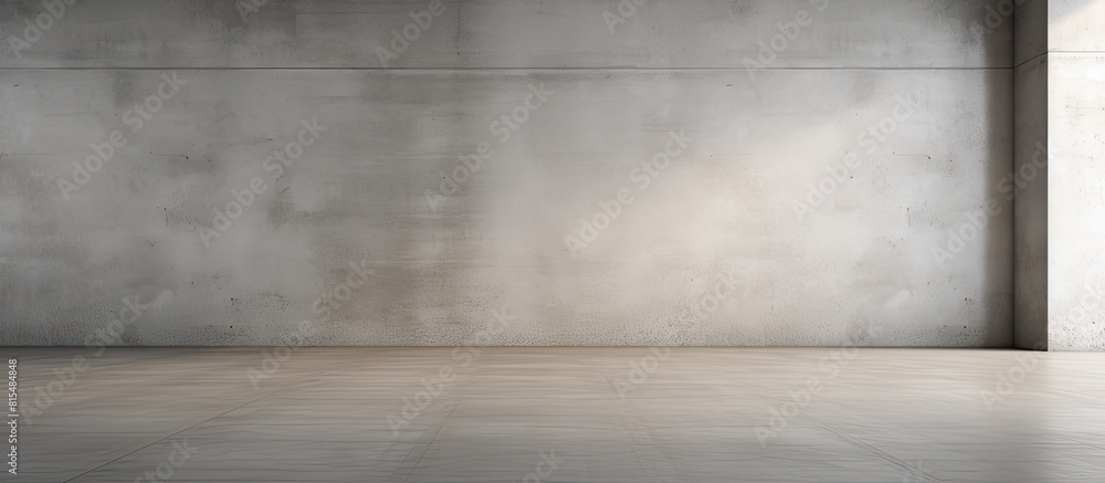 Poster the concrete flooring provides a blank canvas for a copy space image