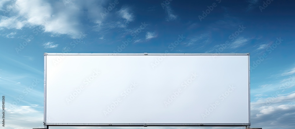 Poster Blank billboard with ample copy space image awaiting new advertisement