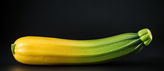 Zucchini a type of summer squash is a versatile vegetable that is commonly used in various culinary dishes and recipes. Creative banner. Copyspace image
